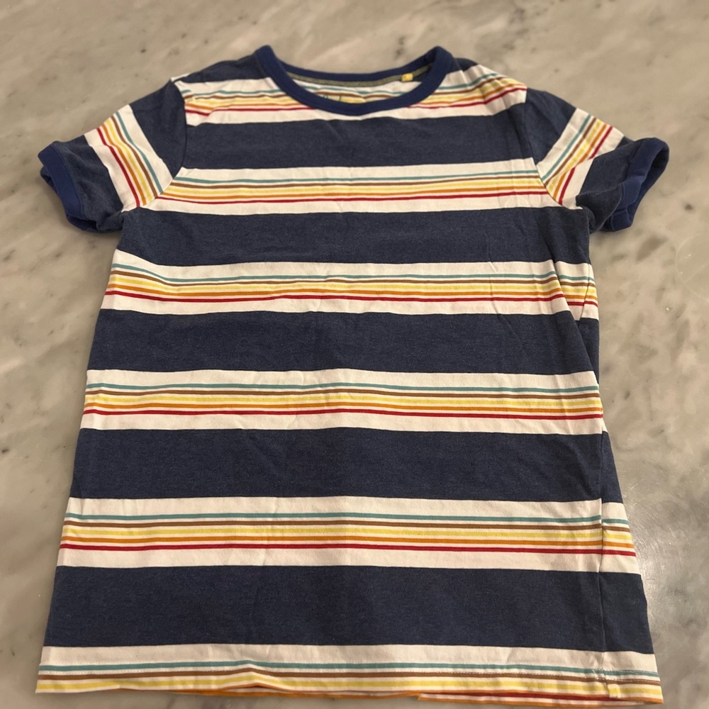 Striped Kids T-Shirt - Blue Multicolor